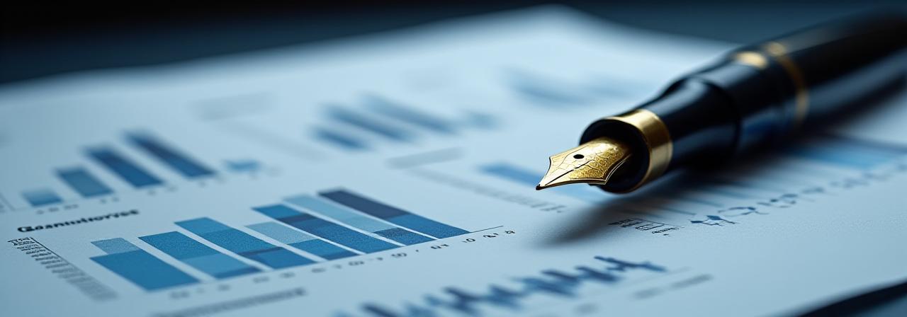 Close up of a legal document with a signature pen